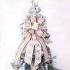 Large Size Christmas Tree Bowknot Double Layer Present Ribbon Knot Christmas Wreath Bow  New Year