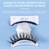 Applicatore di estensione ciglia magnetiche professionali Ciglia finte Pinzetta Bigodino Clip Morsetto Trucco 3D Ciglia di visone Pinzetta