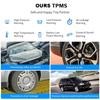 Car Solar TPMS Tire Pressure Sensors Monitoring System On Board Computer Kit Digital Off Road 4x4 SUV MPV Automobile Accessories