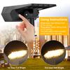 1/2 Stück Solarstrahler Außen 2-in-1 Wasserdicht 19 LED-Lampen Einstellbare Landschaft Weiß