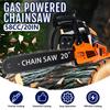 20 Inch Gas Chainsaw, 58CC 2-Stroke Gas Powered Chainsaw, Handheld Cordless Chainsaw, High-Power Logging Saw for Wood Cutting and Tree