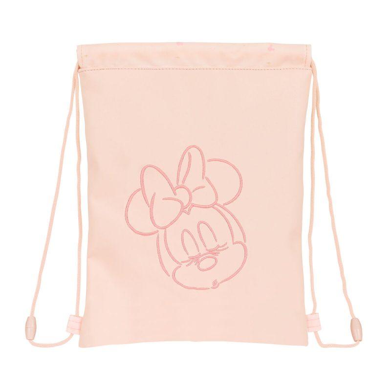 Minnie Mouse Pink Minnie Mouse Backpack Bag with Strings (26 X 34 X 1cm)