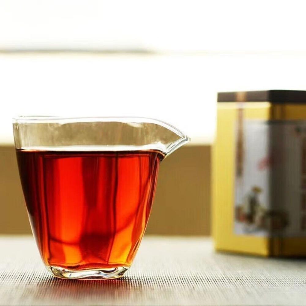 China Tea Pu'er Cooked Tea Loose Tea Canned Ration Premium Puerh Ripe Tea 100g