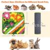 Interactive Scenting Mat Rabbits Small Pets - Foraging Toy Slow Feeding Stress Relief Non-Slip Washable