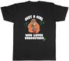 Girl Who Loves Orangutans Mens T-Shirt Apes Unisex Tee Gift