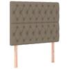 Maison Exclusive - Tête de lit Taupe 100x7x118/128 cm Tissu