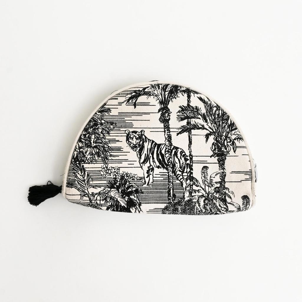 Wild Printed Canvas Travel Case - Compact Adventure Organizer