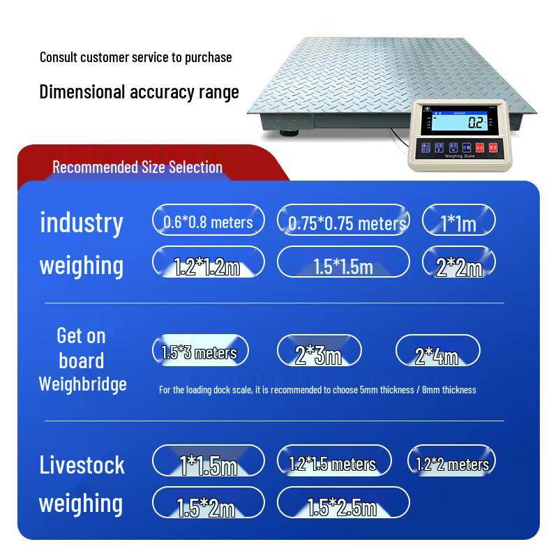 Ukovit High-Precision Industrial Floor Scale (CN version)