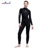 Damen 3mm Ganzkörper-Neoprenanzug Mit Frontreißverschluss Langarm Hose Tauchen Schnorcheln Surfen Kaltwasser Schwimmen