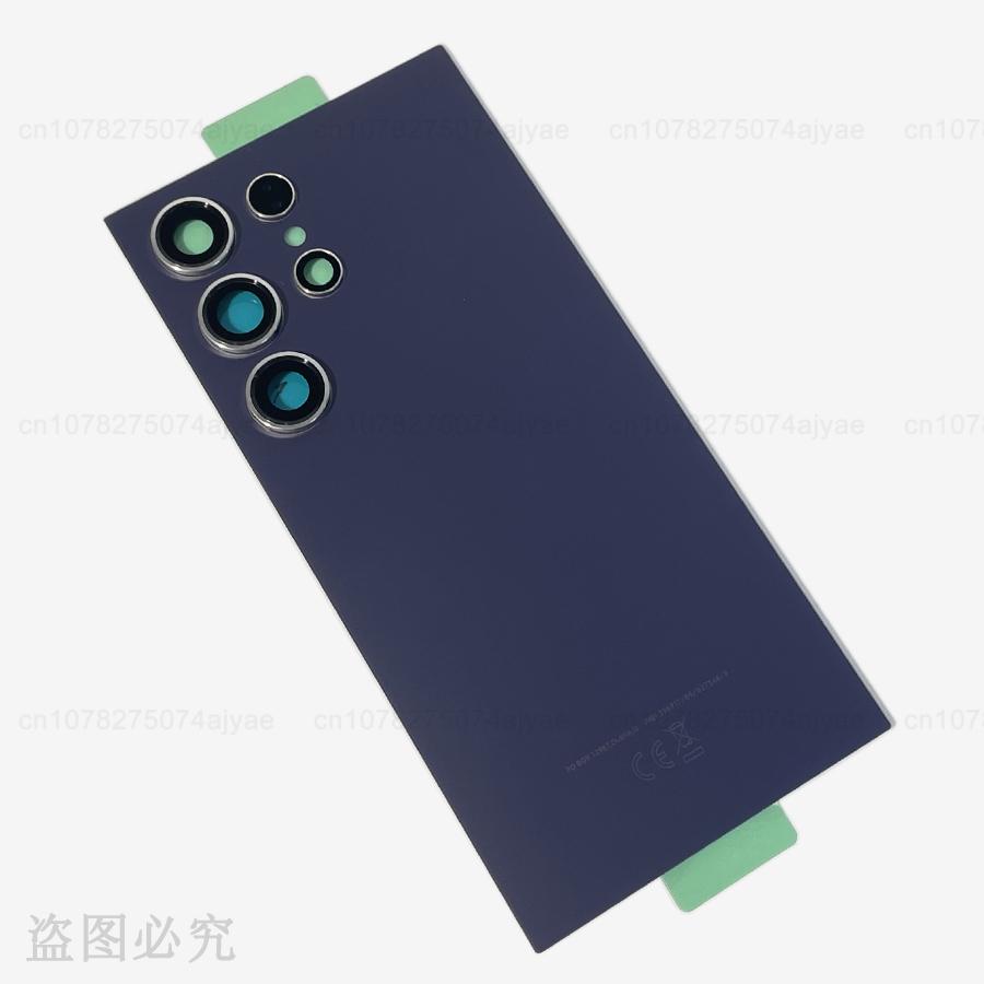 S24 Ultra Glass Back Cover For Samsung S24 Ultra 5G Battery Cover Rear Panel Door Housing Replacement Parts SM-S928