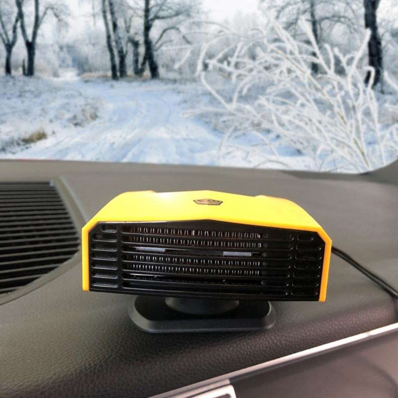 Ventilador Calefactor Portátil Compacto a Batería que Ofrece Doble Refrigeración Calefacción para Descongelar la Ventana del Coche Confort Personal