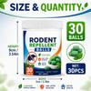 Palline Repellenti per Roditori Formula Naturale per Protezione a Lunga Durata Palline Profumate a Base Vegetale per Uso Domestico Confezione da 30 Pezzi