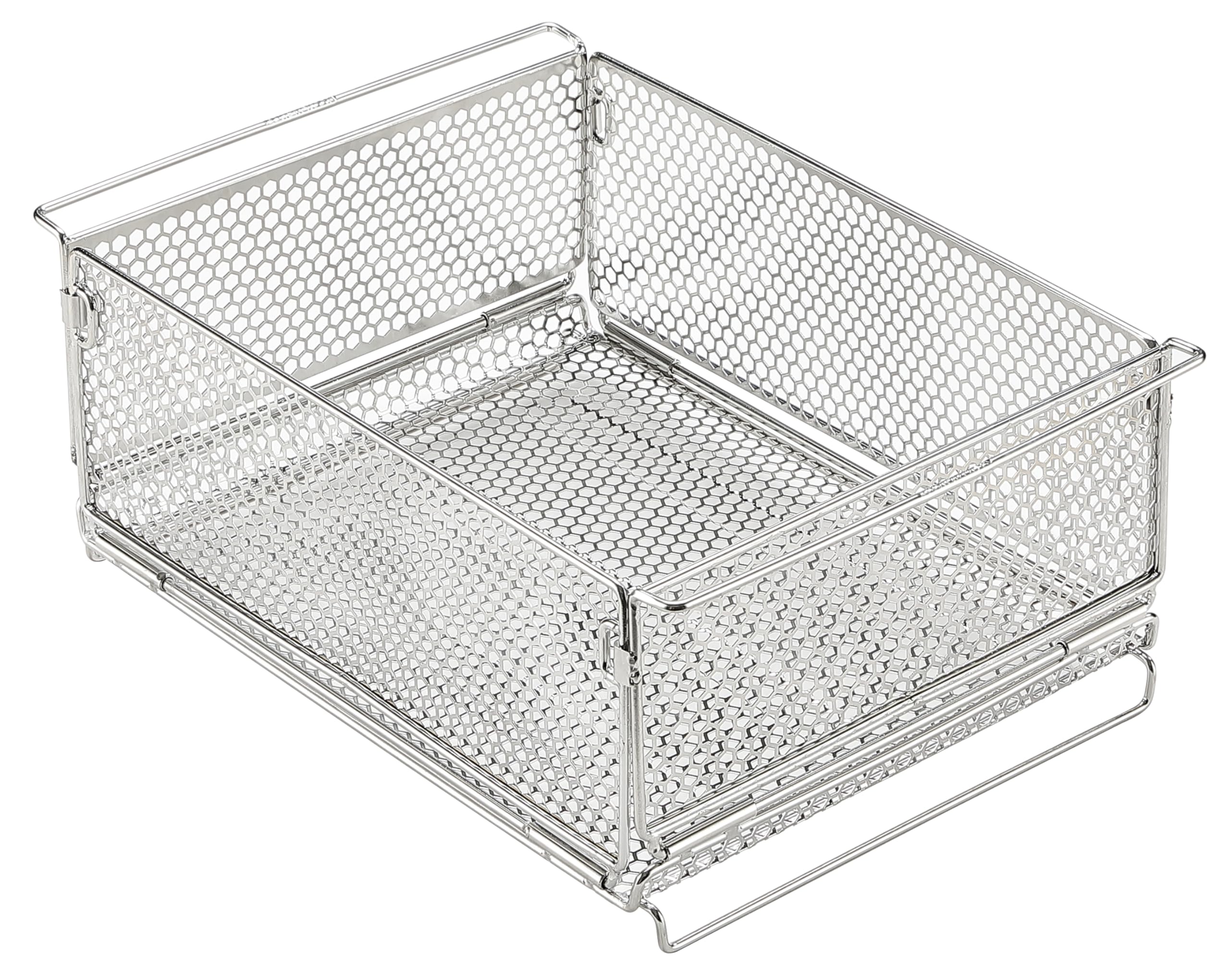 

CAMPING MOON Bridge Table for IGT, Mesh Box, IGT Tray, Storage Box, Stainless Steel, Tortoise Shell Pattern, CK-24SF