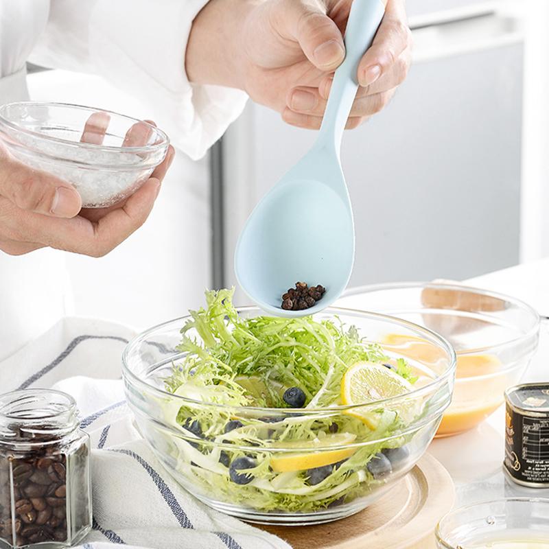 Neues blaues Silikon-Küchengeschirr, Antihaft-Kochwerkzeug, Spatel, Schöpfkelle, Schneebesen, Schaufel, Suppe, Kochgeschirr, Utensilien, Küchen-Kochgeschirr