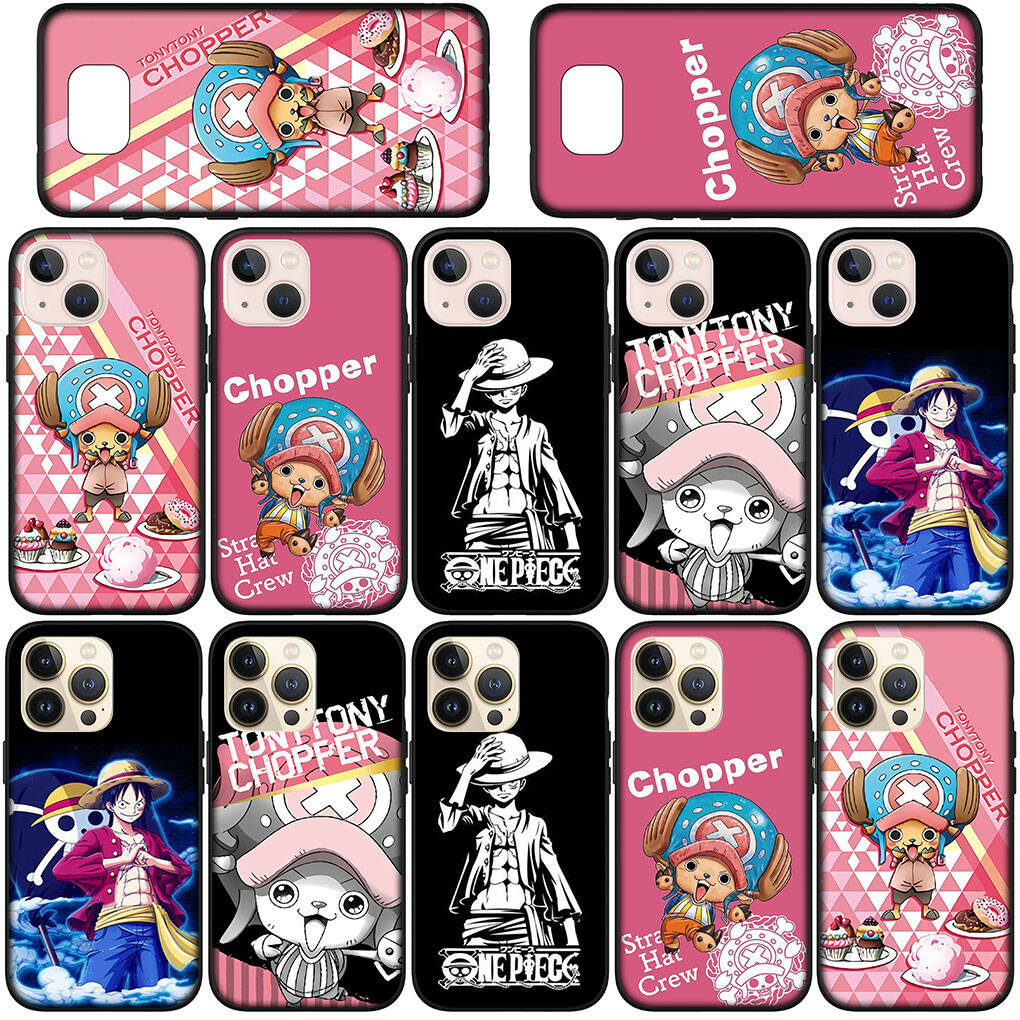Phone Case for iPhone 17 15 16 Plus Redmi Note 14 12 11 13 Pro Max Huawei P30 P20 Lite OPPO A60 A40 A80 A18 Comics Luffy One Piece Tony Chopper Cover