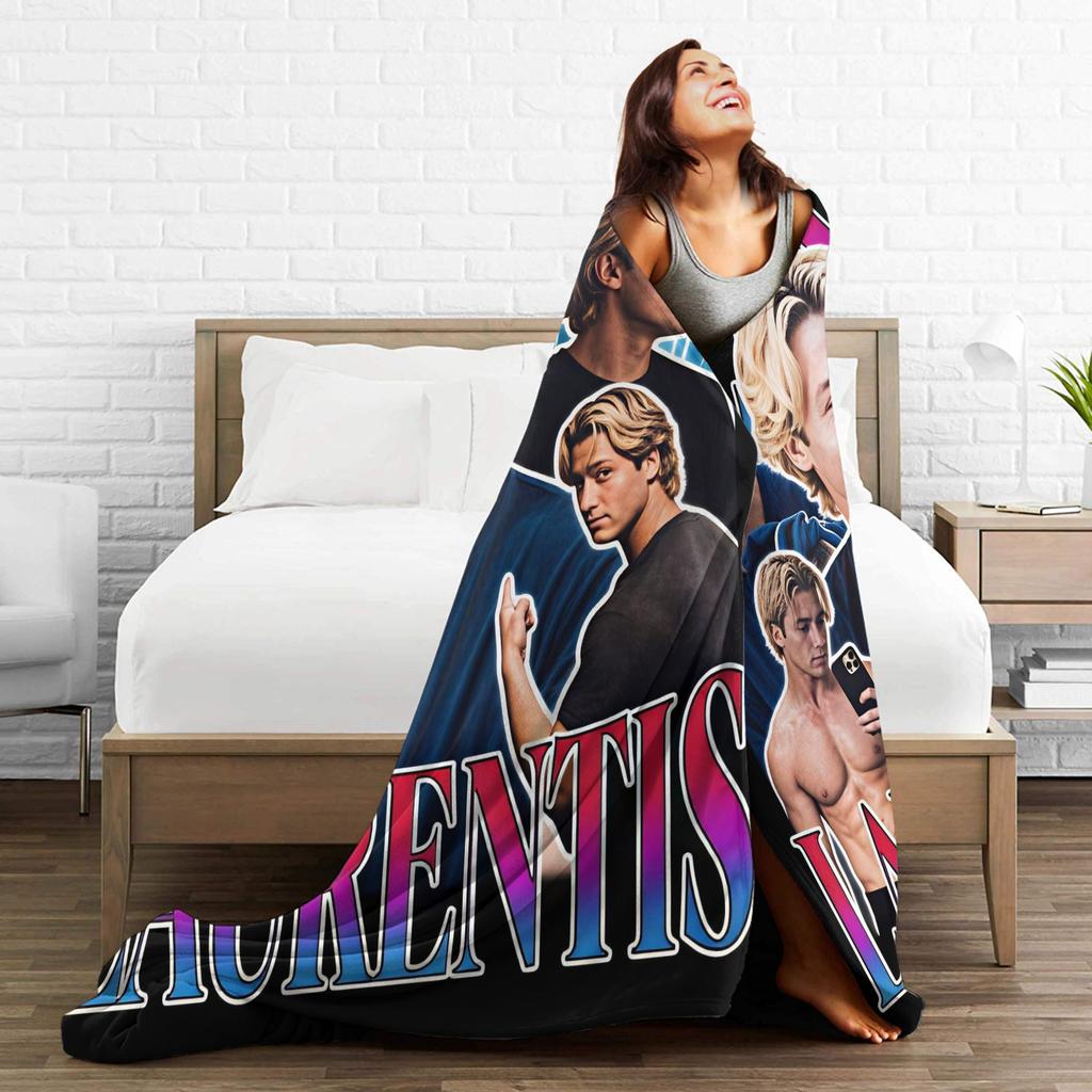 Dean Di Laurentis Off Campus Poster Warm Comfy Blanket For Sofa Home Print Throw Blanket Spring Plane Travel Flannel Bedspread