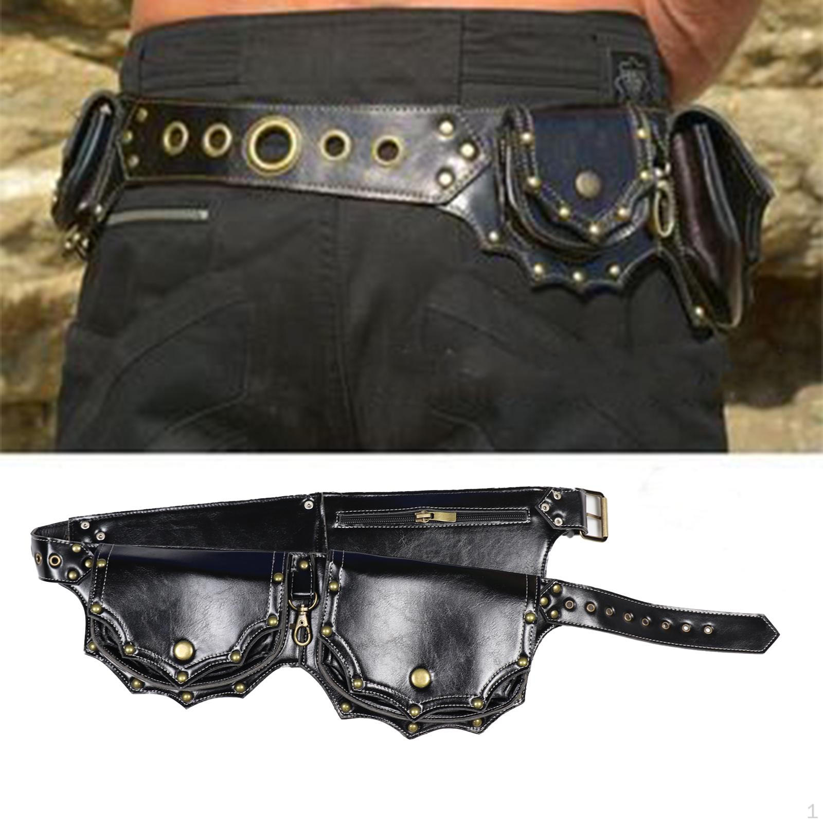 Стильная поясная сумка с регулируемым ремнем для приключений на свежем воздухе чёрный 3760₽