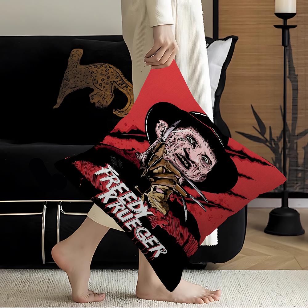F-Freddy K-Krueger Movie Pillowcase toon Gift Cushion Cover Bedroom Home Sofa Chair Seat Decor pillow case