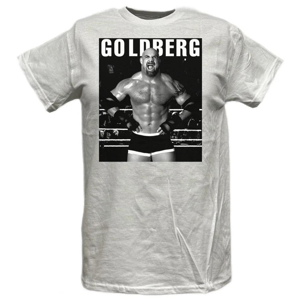 Bill Goldberg In Ring Unisexs White Tshirt S