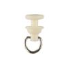 20pcs/pack Silent Curtain Hook Roller White Curtain Track Glider  Bathroom Curtain