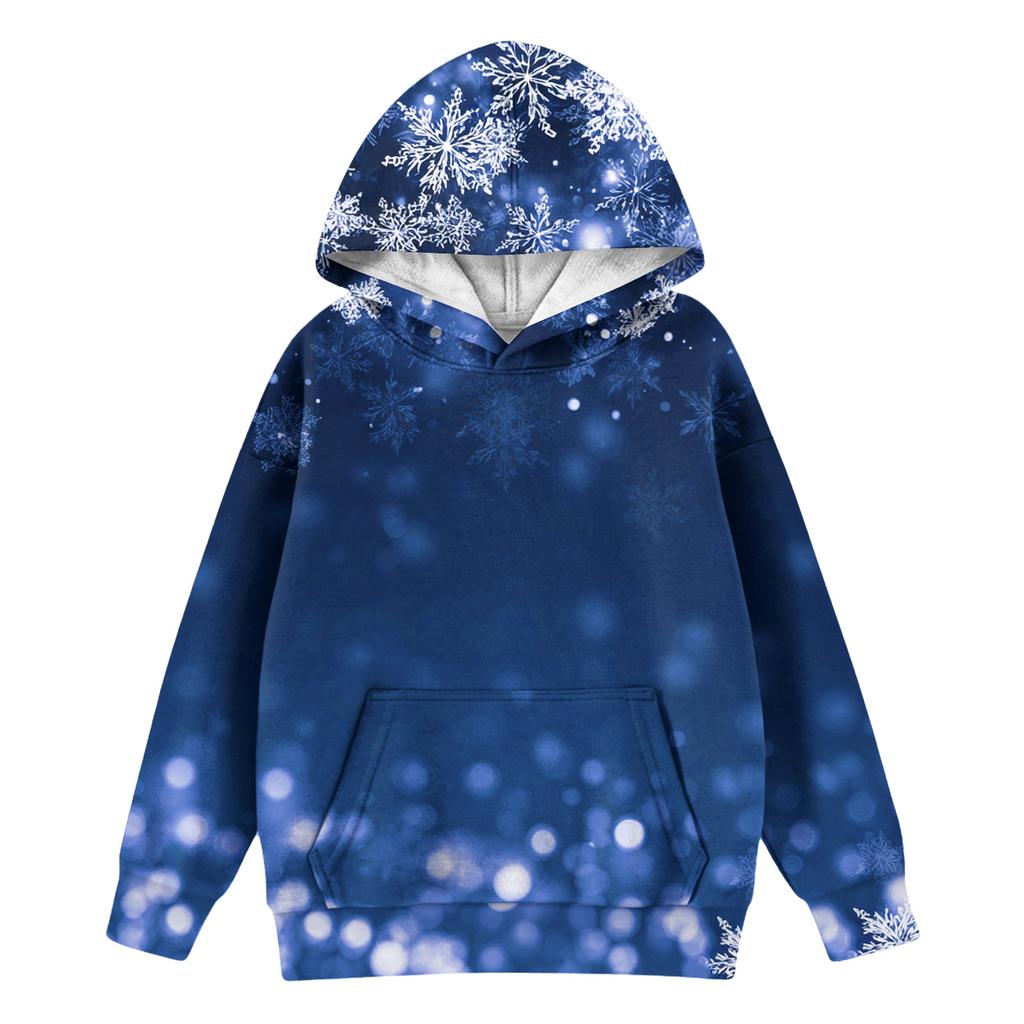 Dívčí mikina s kapucí a batikovaným vzorem - Pulovr s potiskem