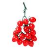 Lifelike Fake Small Tomato Soft Plastic Simulation Fruit Bunch Tomato Model  Party Decoration
