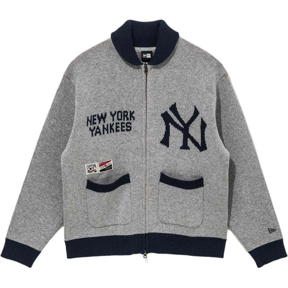 New Era MLB Pattern Jacquard Zip-Up