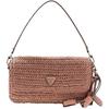 Guess Logo Straw Shoulder Bag