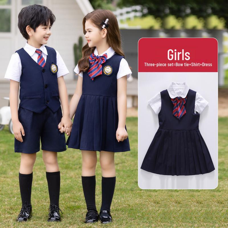Spring/Summer British College Style Kindergarten Choir Uniforms for Boys and Girls
