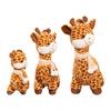 Scarf Giraffe Plush Toy Soft Stuffed Animal with Knitted Scarf Cuddle Buddy for Kids Nursery Decor And Gift for Baby Shower Birthday