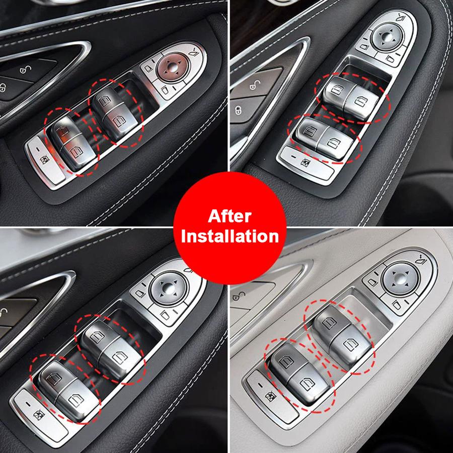 For Mercedes Benz W205 W253 W213 W222 C E Class GLC 4 Door Saloon Power Window Switch 2059056800 2059056811 2229052203