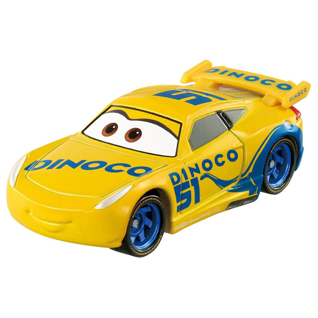TAKARA TOMY Cars Tomica Cruz Ramirez Závodní mini autíčko Hračka Věk v krabici vyhovuje bezpečnostním standardům pro hračky Certifikace ST Mark TOMICA "Disney C-06 (DINOCO