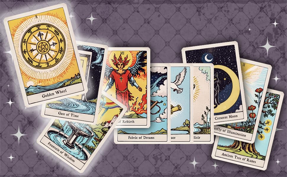 THE GOLDEN ORACLE Golden Dawn Rider Edition Oracle Tarot Cards with Japanese Waite Edition Authentic [Oracle Instructions]