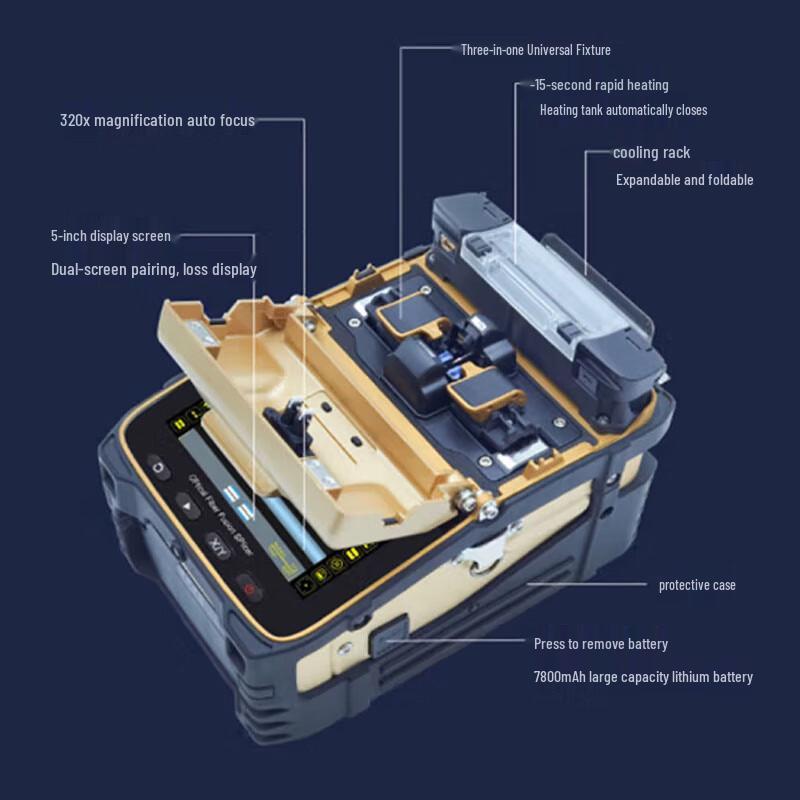 Zhuoshi AI-8C Automatic Fiber Optic Fusion Splicer