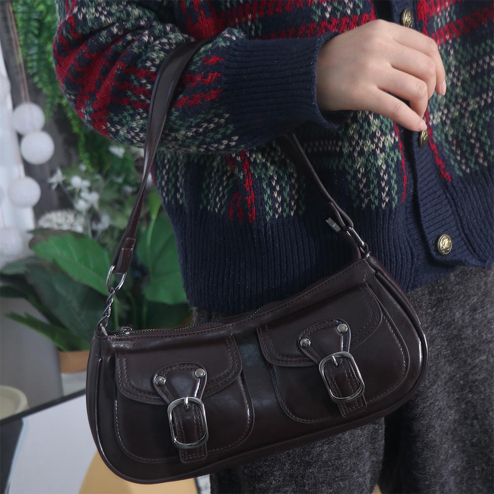 Neues Design Schnalle Achseltasche Y2K Spicy Girls Handtasche Vintage Y2k Schultertaschen Damen