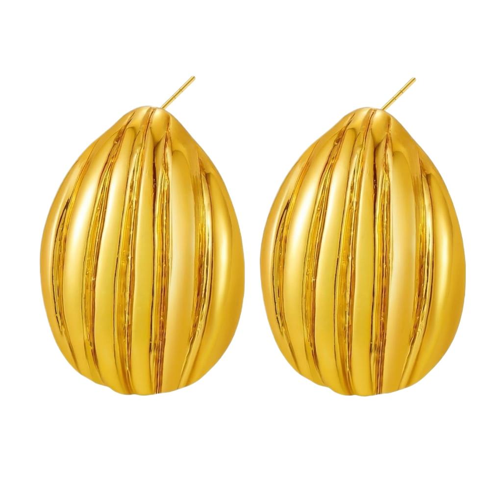 Boucles d'Oreilles en Acier Inoxydable pour Femmes Vintage Luxe Élégant Bijoux en Acier Titane