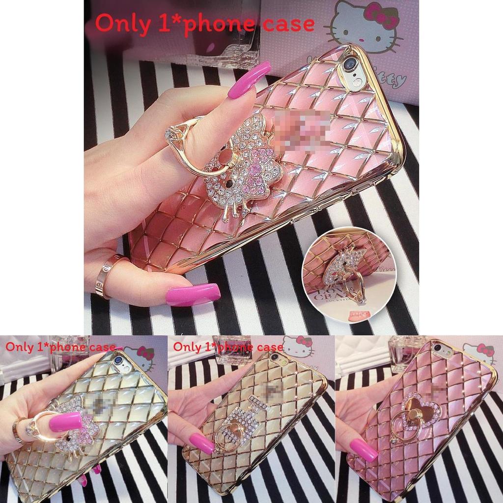 Luxury Luster Mesh Water Drill Diamond Crystal Hard Phone Case For Iphone 5 6 7 Plus