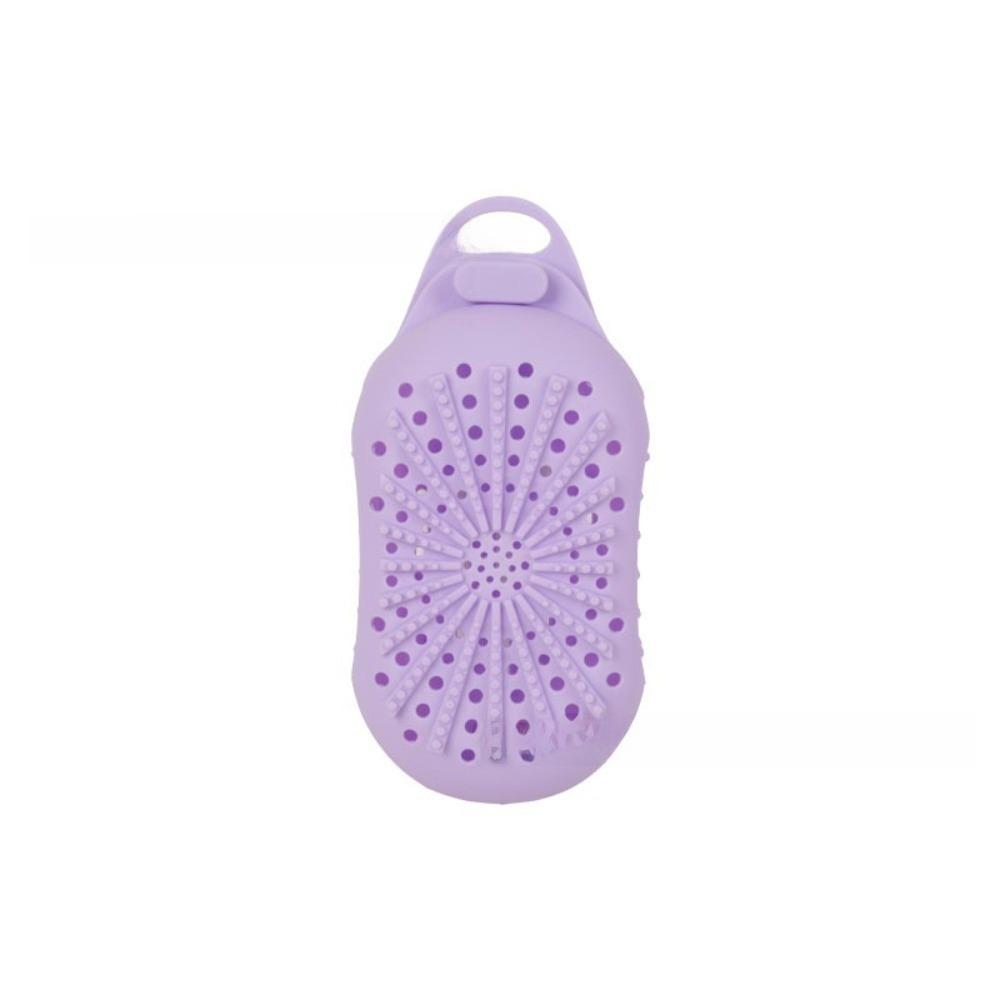 

Двусторонняя текстура Двусторонняя мочалка для мыла Мягкое отшелушивание Сохранитель мыла Карман Мочалка для тела фиолетовый