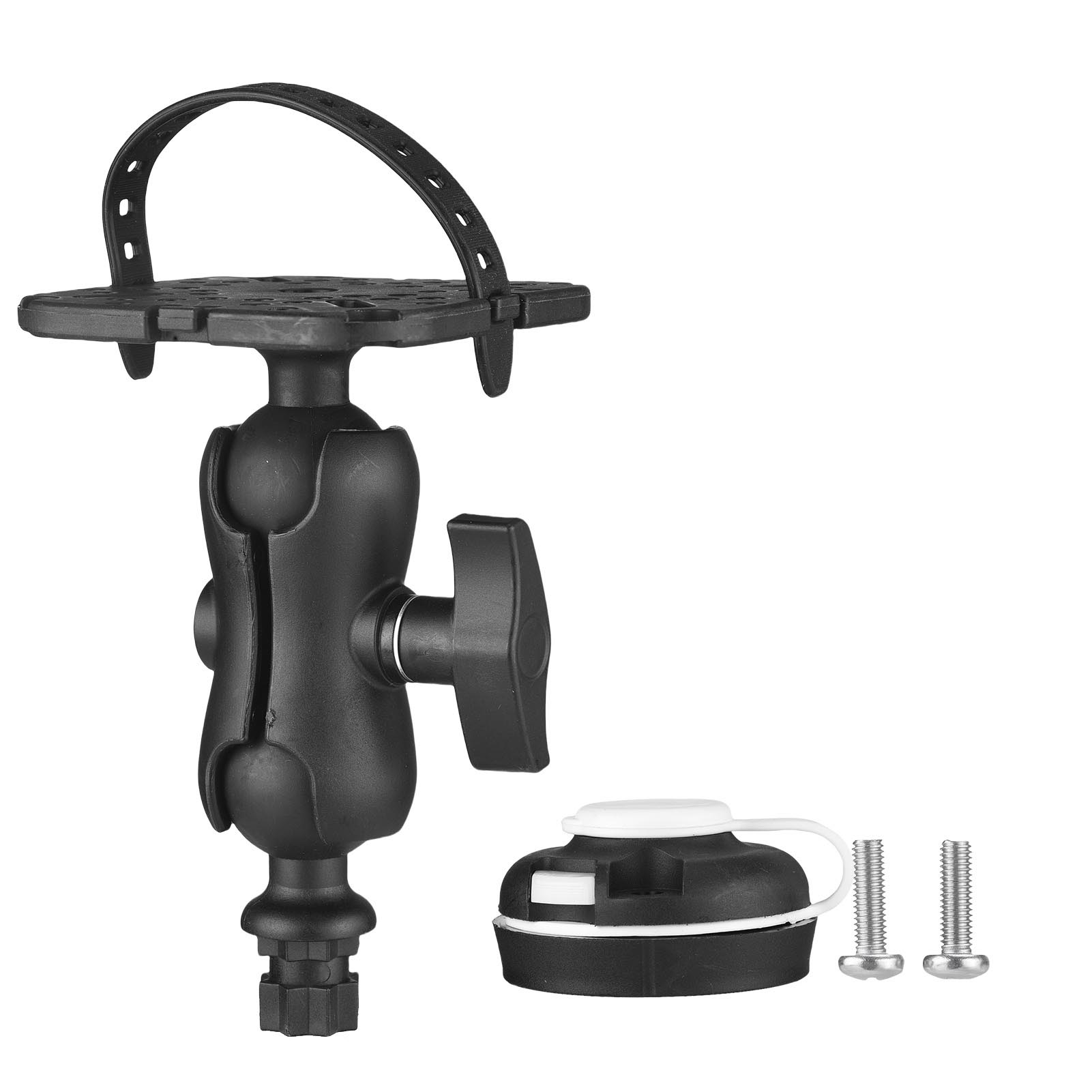 

Kayak Camera Mount Fish Finder Mount with 360 Degree Rotation Ball Joint Action Camera Holder for Boat Kayak Fish Finder Holder чорний