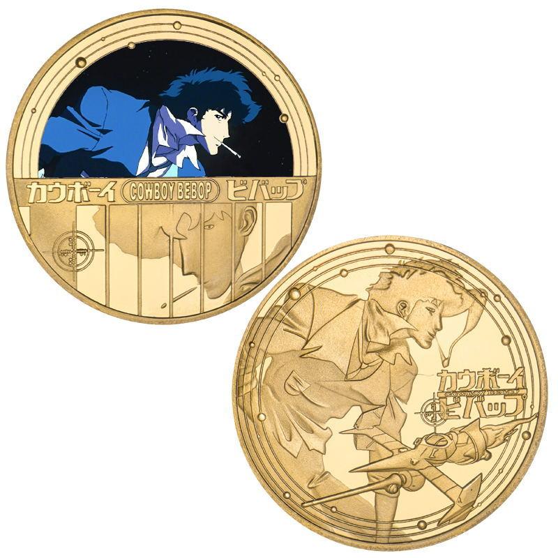 Cowboy Commemorative Coin, Anime Coin, Peripheral Commemorative Coin, Die Cast Metal Coin, Badge, Gift Collection