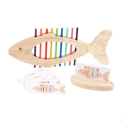 Kindergarten Early Education Toy Hand Eye Coordination Matching Birthday Gift Color for