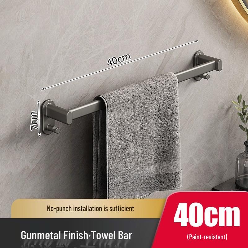 Handun No-Drill Space Aluminum Towel Rack