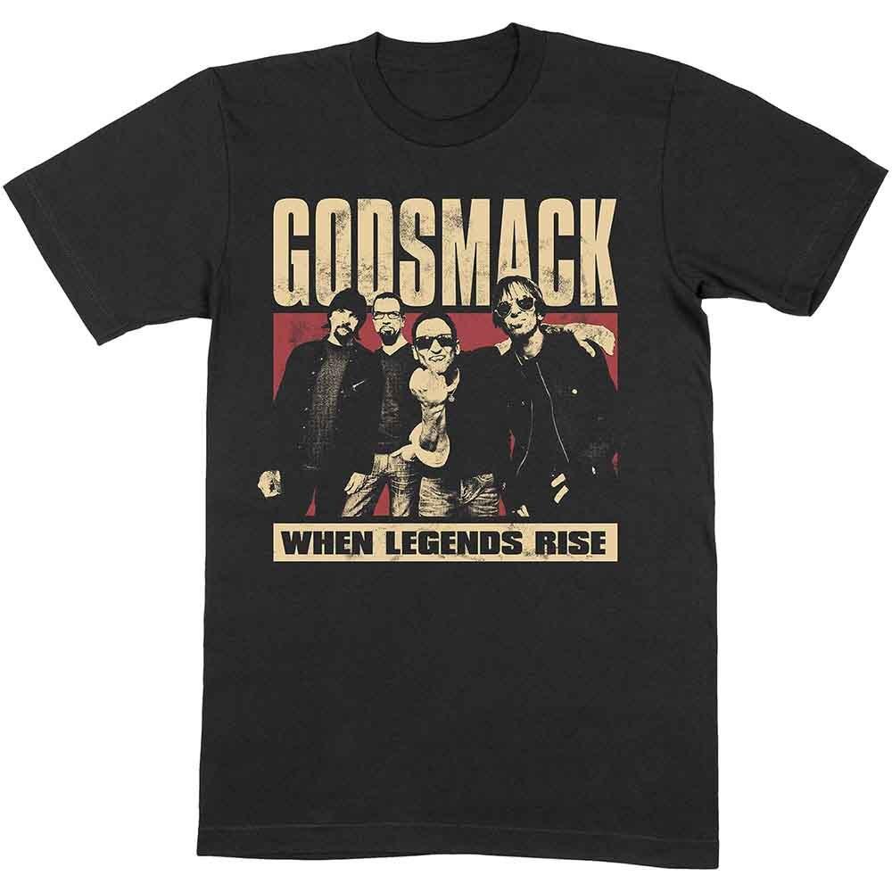 Godsmack Legends Photo T-Shirt Black New Unisex T-Shirt M