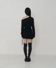 ETRE AU SOMMET Piercing Drape Setup Mini Skirt (Black)