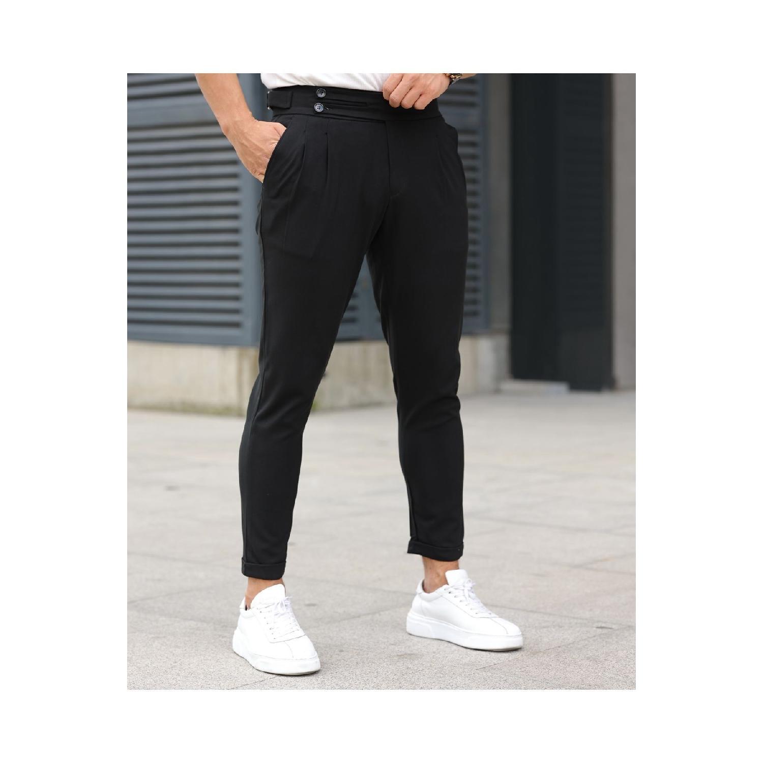 

Мужские брюки итальянского кроя из ткани 30 спаржевый