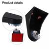 Kitchen Bathroom Suction Soap Holder Wall Mount ABS Black 7.5cm x 4.5cm x 4.3cm