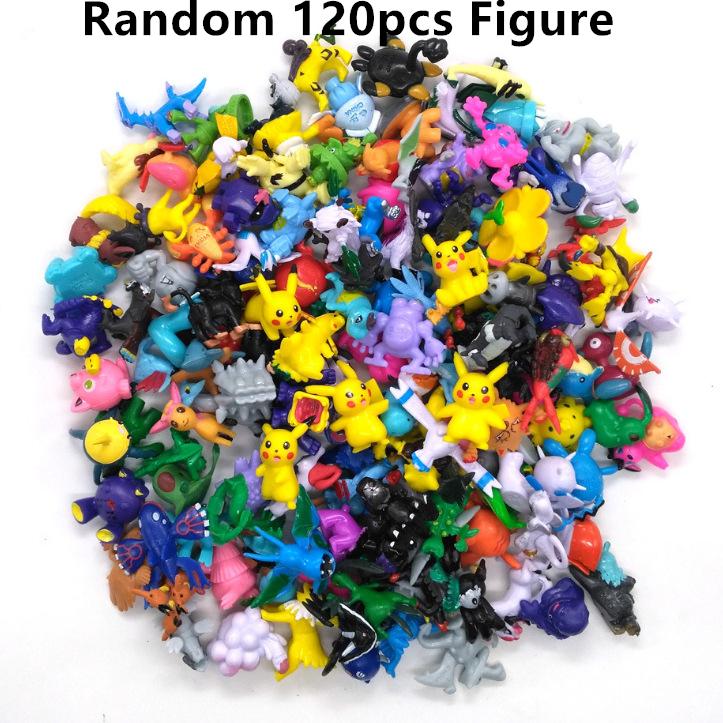 Pokemon Action Figure Toys 144Pcs/120Pcs/96Pcs/72Pcs/48Pcs/24Pcs Mini Figures Model Toy Pikachu Anime Doll Birthday Gifts