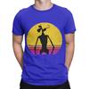Costume Siren Head Per Bambini Ragazzi Vintage Tramonto Divertente Maglietta 100% Cotone Siren Head T-shirt Top Per Unisex
