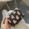 Women's Cross-Border Short Buckle Wallet - Multi-Card Slot Coin Purse & Card Holder with Print Design