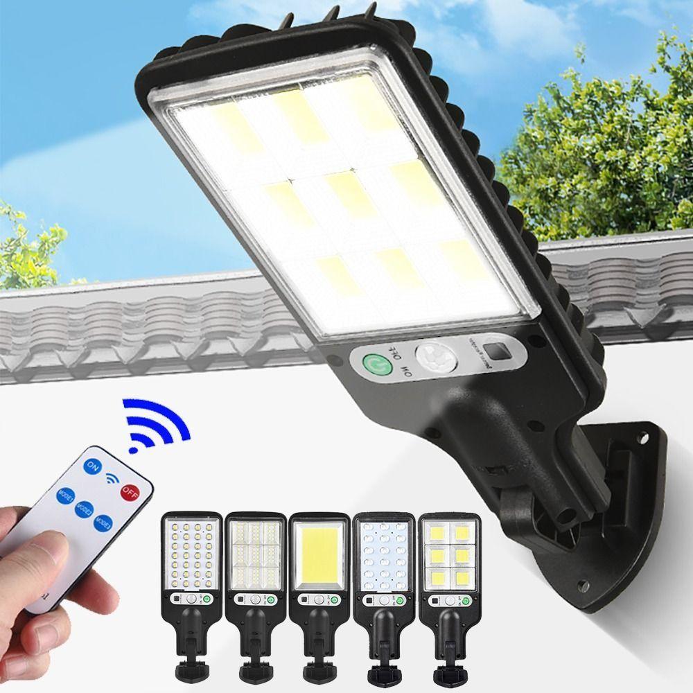 3 Light Mode LED Solar Street Lights Waterproof Solar Powered Security Light  Street